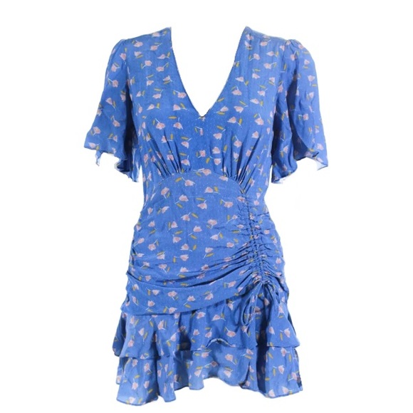 SAYLOR Mel Blue Floral Mini Dress💙💗💙 - Picture 6 of 16